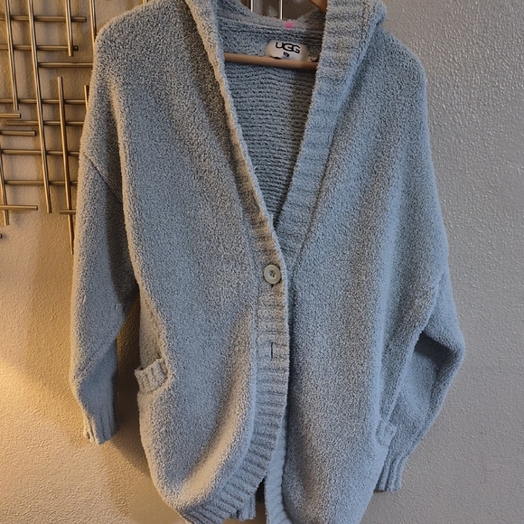 UGG Women's Cozy Gray Cardigan - Picture 1 of 4